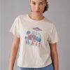 Mujer American Eagle | Camiseta Marimacho Con Grafico Ae