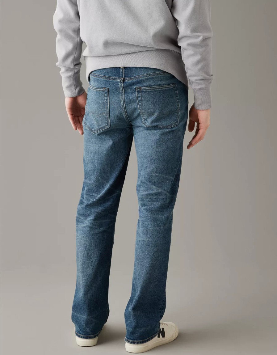 Hombres American Eagle | Vaqueros Con Corte Tipo Bota Ae Airflex+ Original