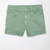 Mujer American Eagle | Shorts Relajados De Talle Super Alto Elasticos Ae