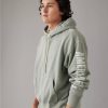 Hombres American Eagle | Sudadera Con Capucha Y Logo De Polar Ae Heritage