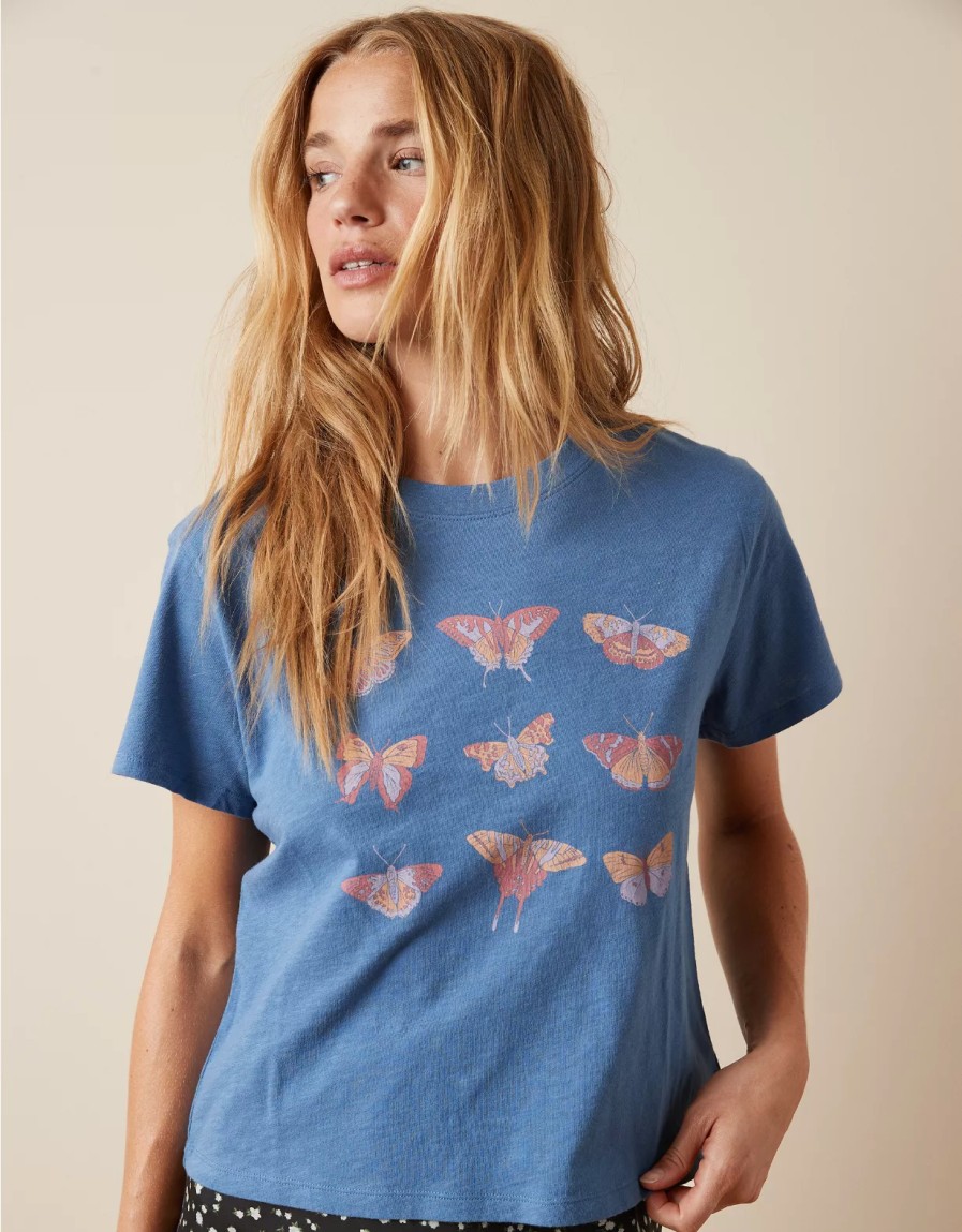 Mujer American Eagle | Camiseta Marimacho Con Grafico Ae