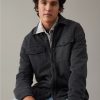 Hombres American Eagle | Chaqueta Camisera De Polar Ae Heritage