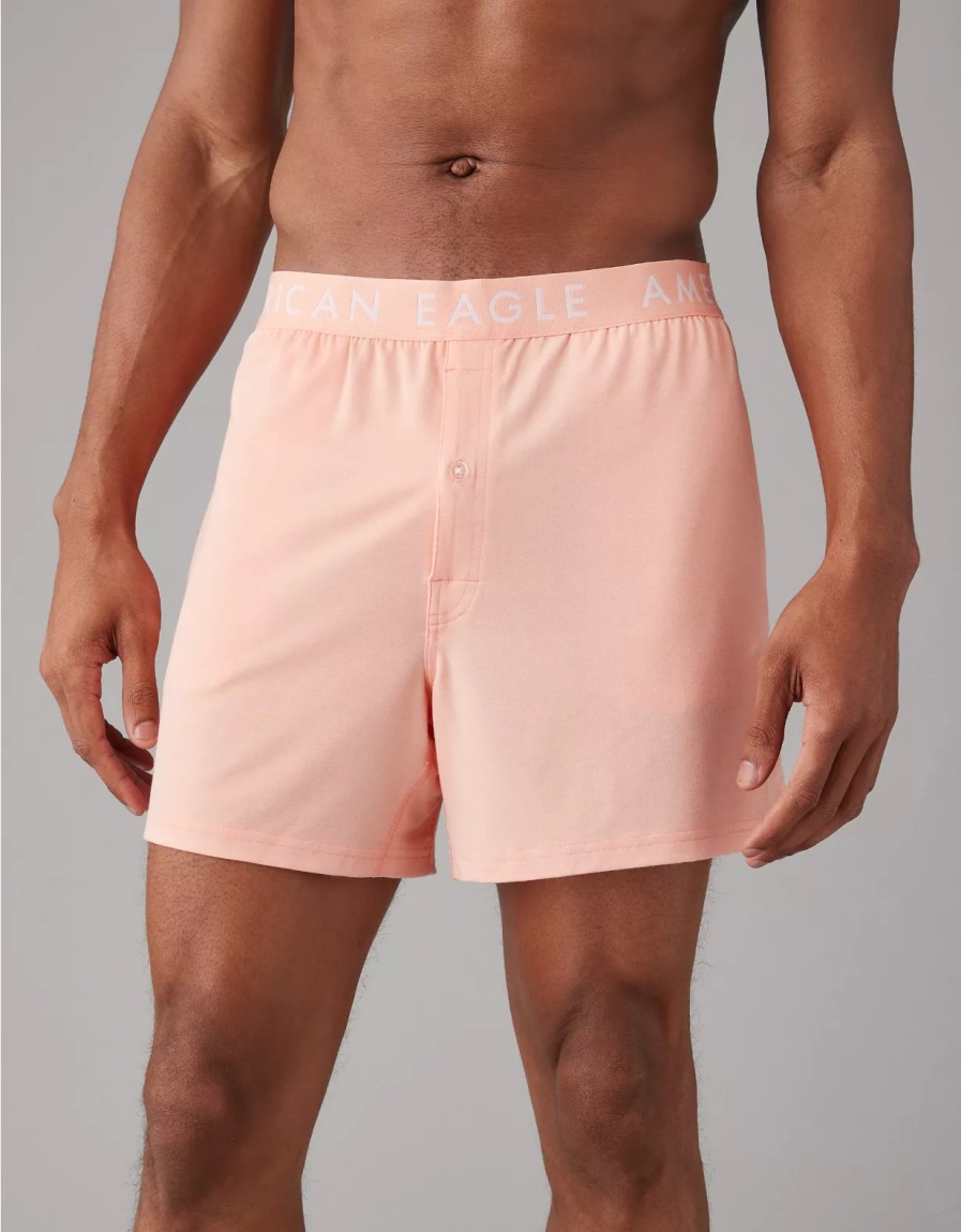 Hombres American Eagle | Calzoncillos Tipo Boxer Con Bolsillo Ultrasuave Aeo