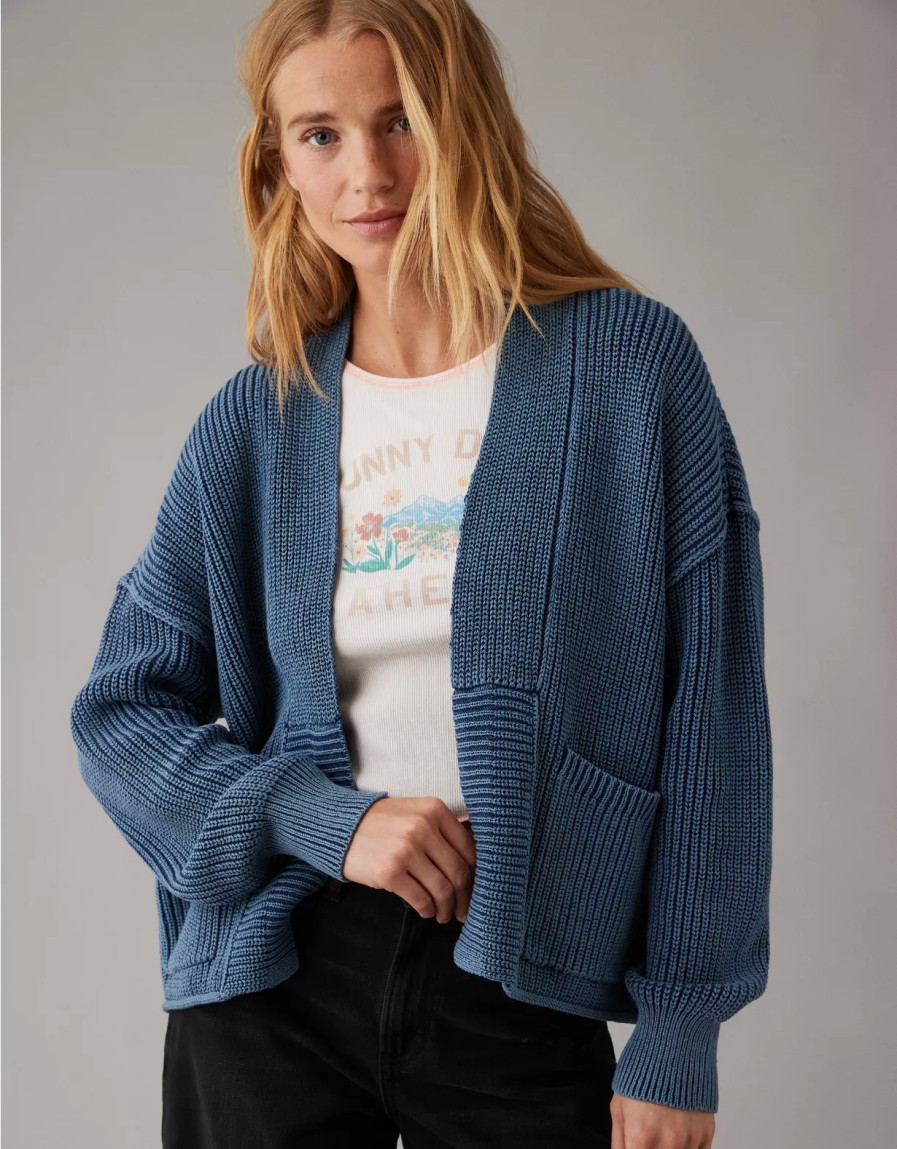 Mujer American Eagle | Cardigan Holgado Ae