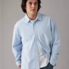 Hombres American Eagle | Camisa Oxford Con Botones Ae Everyday