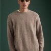 Hombres American Eagle | Jersey Ae77 Premium En Mezcla De Alpaca