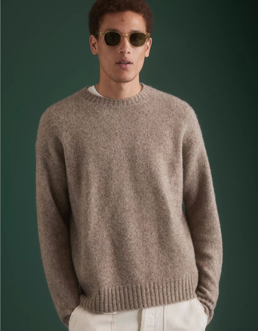 Hombres American Eagle | Jersey Ae77 Premium En Mezcla De Alpaca