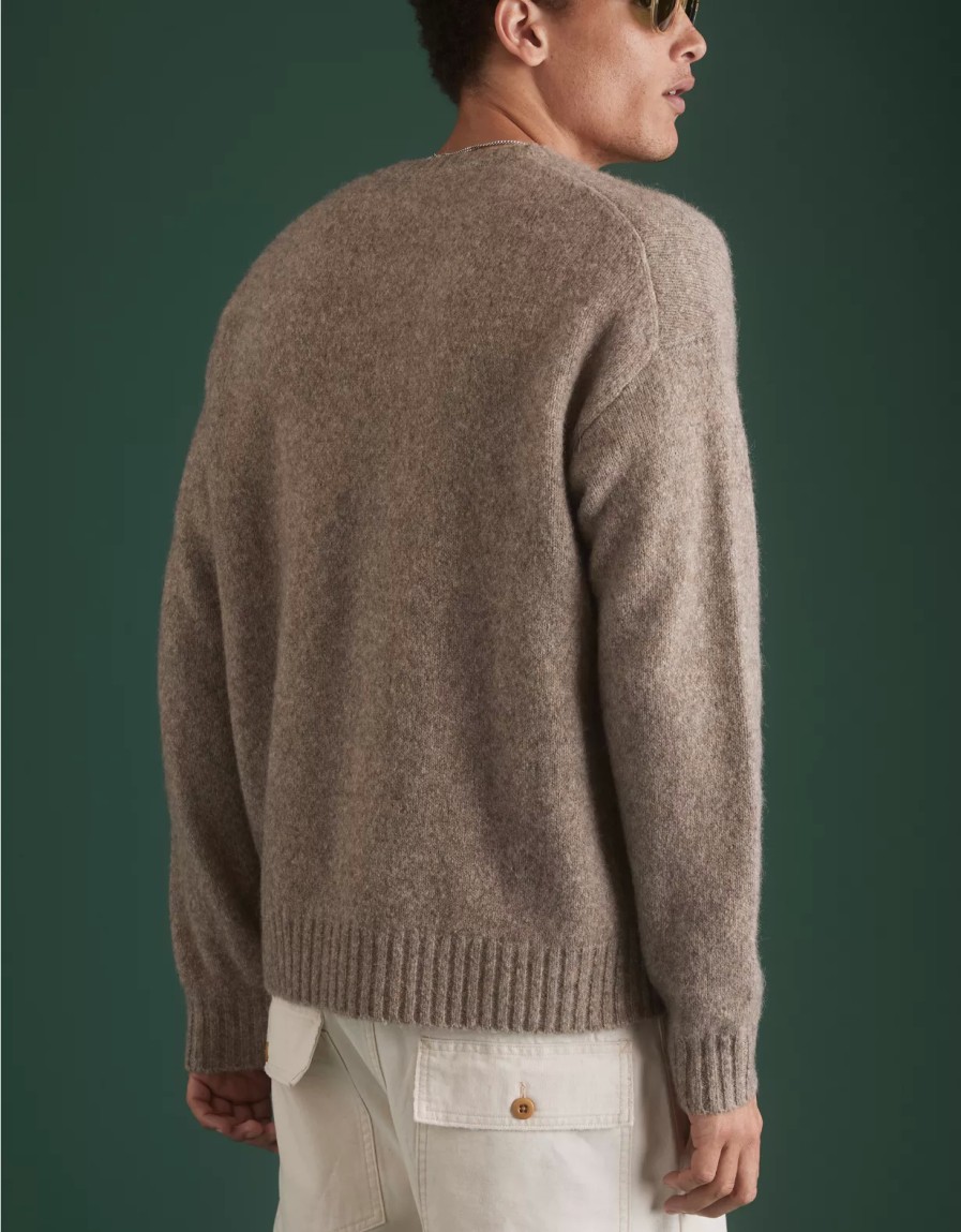 Hombres American Eagle | Jersey Ae77 Premium En Mezcla De Alpaca