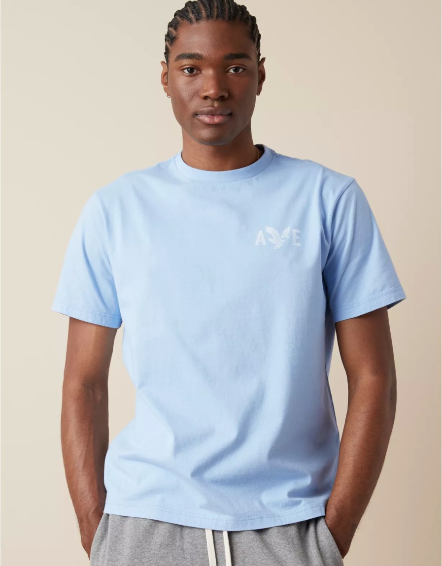 Hombres American Eagle | Camiseta Grafica Logotipo Ae