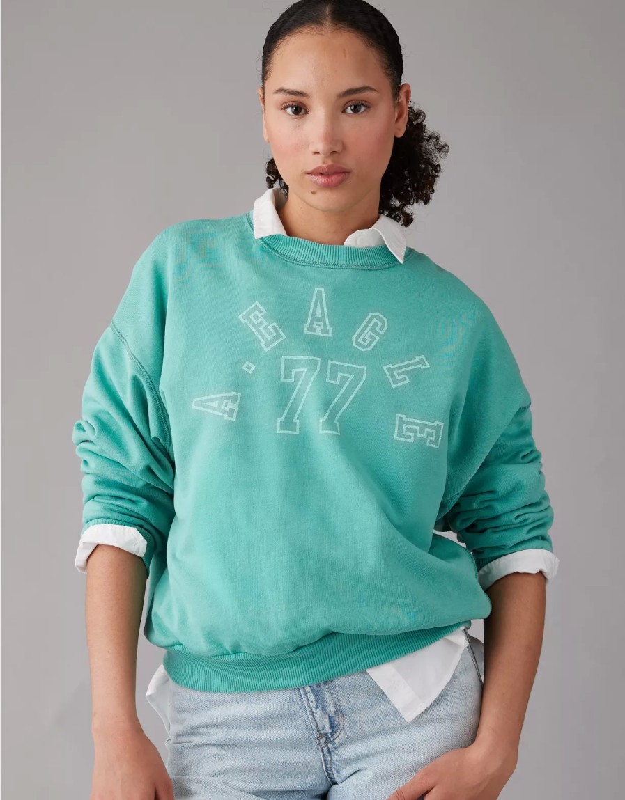 Mujer American Eagle | Sudadera Con Grafico Ae Funday