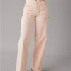 Mujer American Eagle | Pantalon Ancho Y Holgado De Talle Super Alto Elastico Drapeado Ae Dreamy