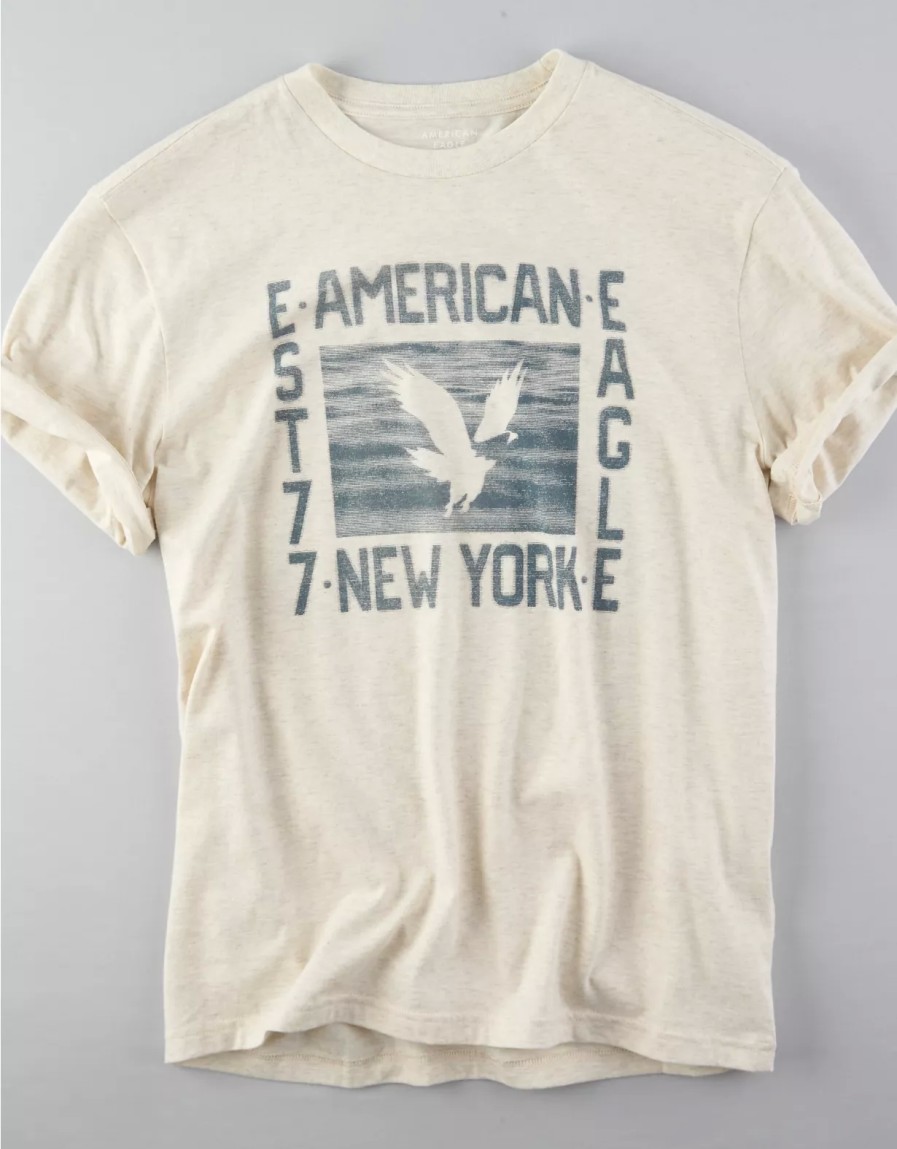 Hombres American Eagle | Camiseta Grafica Logotipo Ae