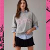 Mujer American Eagle | Sudadera Con Cuello Redondo Fetch Para Ninas De Ae X Mean