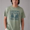 Hombres American Eagle | Camiseta Grafica Logotipo Ae