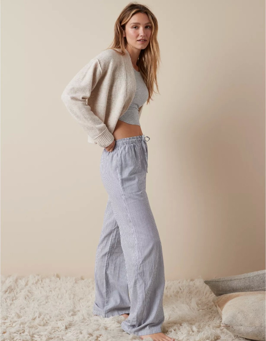 Mujer American Eagle | Pantalon De Pijama A Rayas Ae