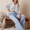 Mujer American Eagle | Pantalon De Pijama A Rayas Ae