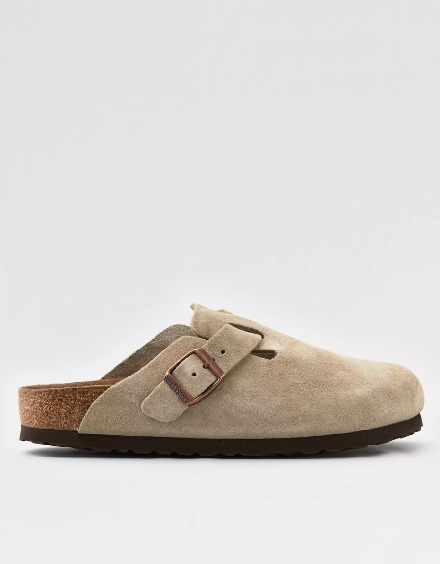 Mujer American Eagle | Zuecos Birkenstock Boston Con Plantilla Suave Para Mujer