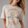 Mujer American Eagle | Camiseta Extragrande Con Grafico De Pink Floyd Ae