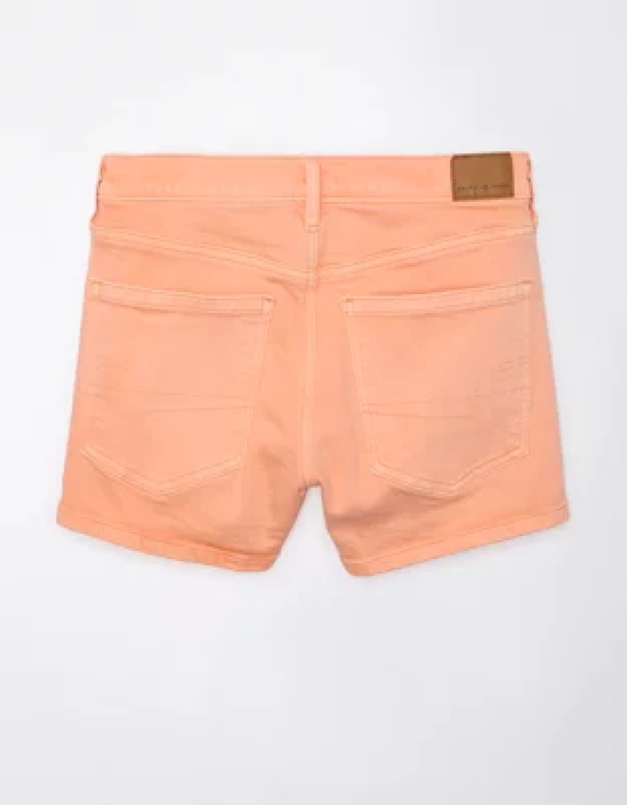 Mujer American Eagle | Shorts Relajados De Talle Super Alto Elasticos Ae