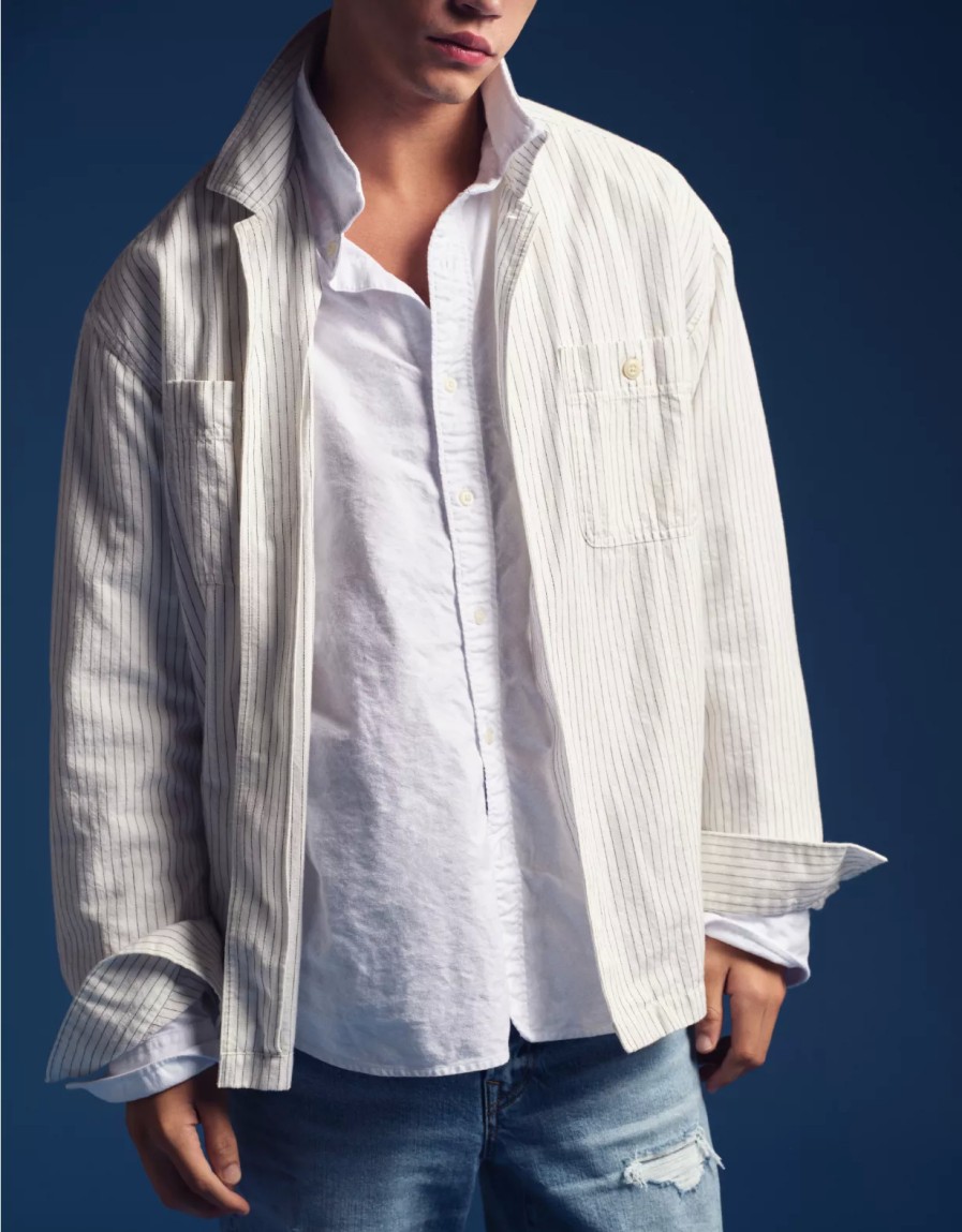 Hombres American Eagle | Camisa Mecanica Ae