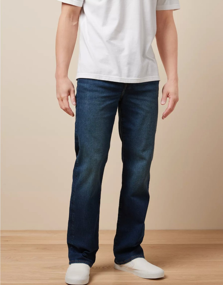 Hombres American Eagle | Vaqueros Con Corte Tipo Bota Ae Airflex+ Original