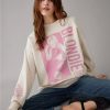 Mujer American Eagle | Sudadera Extragrande Con Grafico Blondie Ae