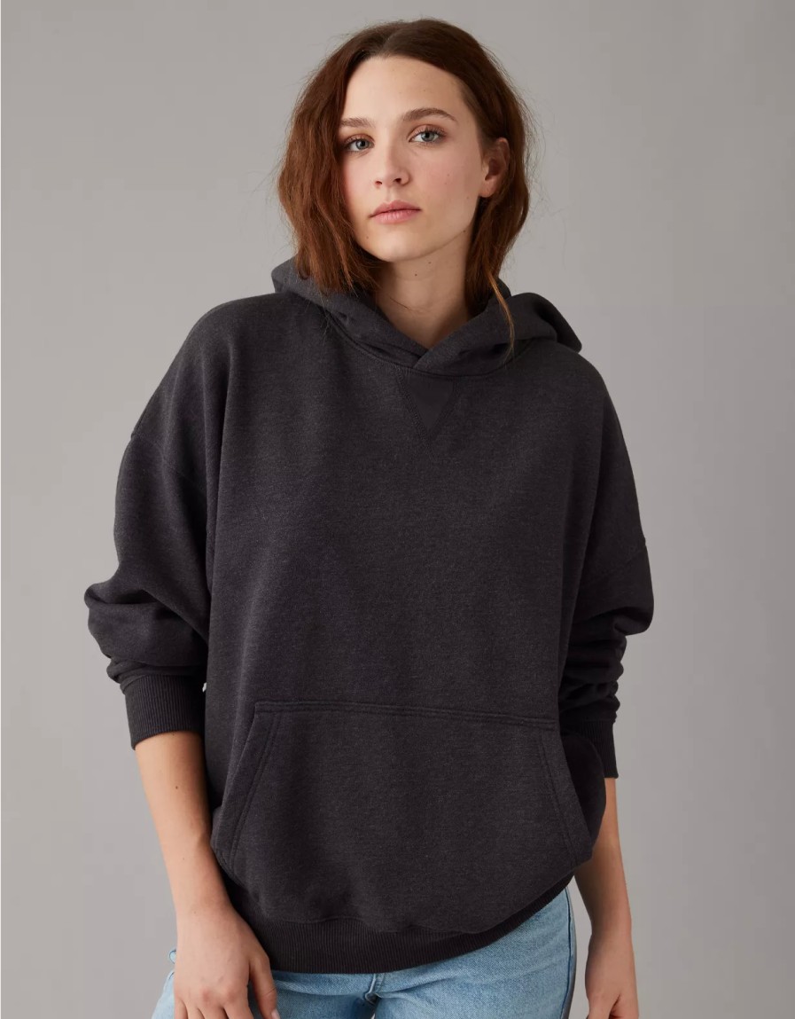 Mujer American Eagle | Sudadera Con Capucha De Polar Ae