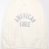 Mujer American Eagle | Sudadera De Polar Con Cuello Redondo Y Grafico Ae