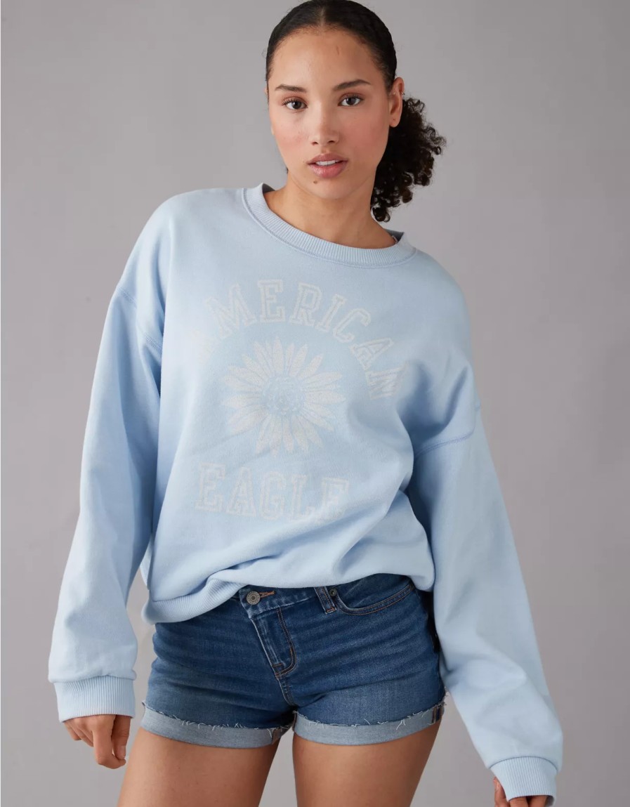 Mujer American Eagle | Sudadera Con Grafico Ae Funday