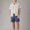 Hombres American Eagle | Camisa Junto A La Piscina Con Botones Tropicales Ae