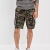 Hombres American Eagle | Shorts Cargo Desgastados De 10" Ae Flex Ripstop