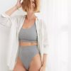 Mujer American Eagle | Ropa Interior De Bikini De Cintura Alta Sin Costuras De Algodon Superchill