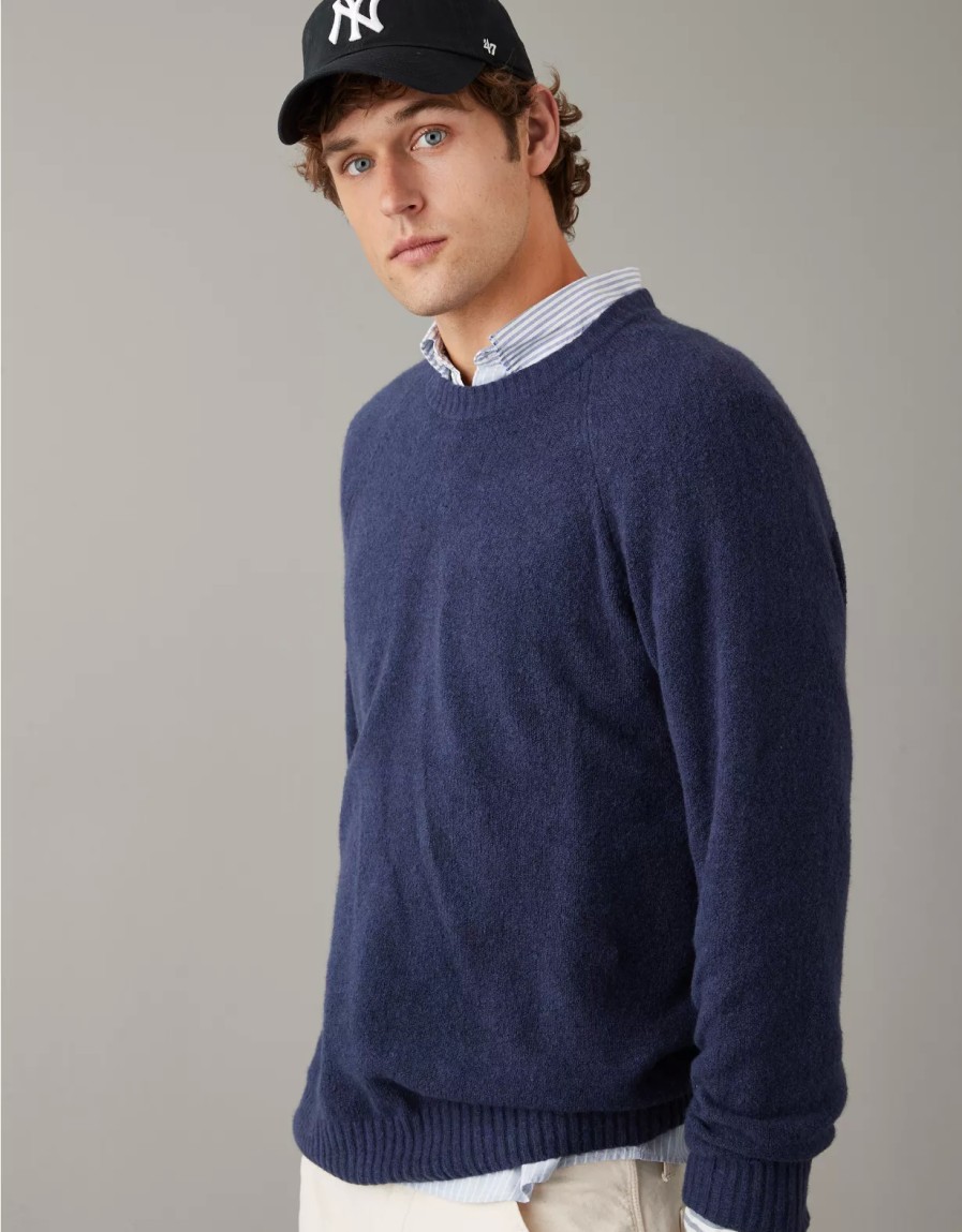 Hombres American Eagle | Sueter Con Cuello Redondo Ae