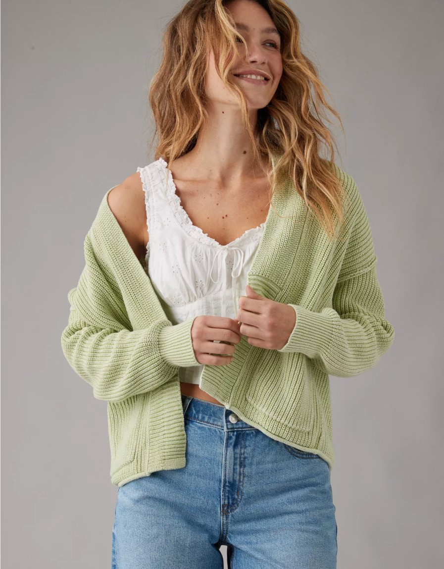 Mujer American Eagle | Cardigan Holgado Ae