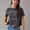 Mujer American Eagle | Camiseta Corta Con Grafico Grateful Dead Ae