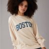 Mujer American Eagle | Sudadera Extragrande Con Grafico Boston Ae