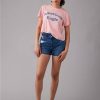 Mujer American Eagle | Camiseta Marimacho Con Grafico Ae