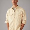 Hombres American Eagle | Camisa De Franela Ae